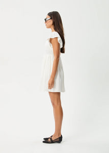 Afends Twila Mini Dress - White
