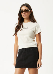 Afends Karlee Recycled Baby Tee - Moonbeam