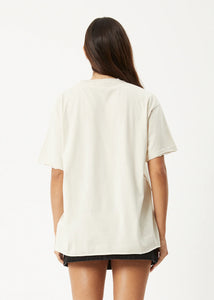 Afends Shapes Oversized Tee  - Moonbeam
