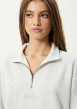 Load image into Gallery viewer, Afends Carter Quarter Zip Jumper - Grey Marle
