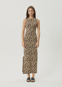Afends Astoria Maxi Dress - Coffee
