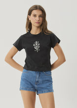 Load image into Gallery viewer, Afends Maisie Baby Tee - Stone Black
