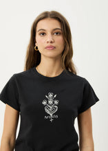 Load image into Gallery viewer, Afends Maisie Baby Tee - Stone Black
