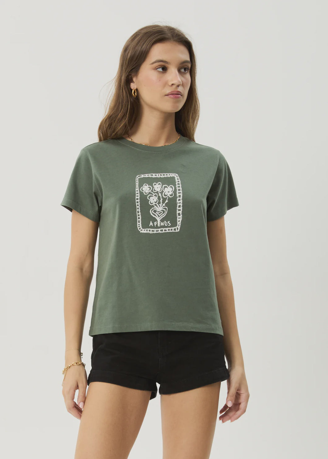 Afends Maisie Regular Tee - Sycamore