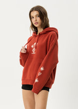 Load image into Gallery viewer, Afends Maisie Hoodie - Red Rum
