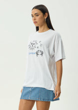 Load image into Gallery viewer, Afends Sunbake Hemp Oversized Tee - White
