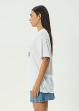 Load image into Gallery viewer, Afends Sunbake Hemp Oversized Tee - White
