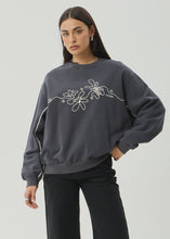 Load image into Gallery viewer, Afends Locket Crewneck - Charcoal
