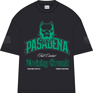 Nena & Pasadena Trained Raptor Tee - Anthracite Black