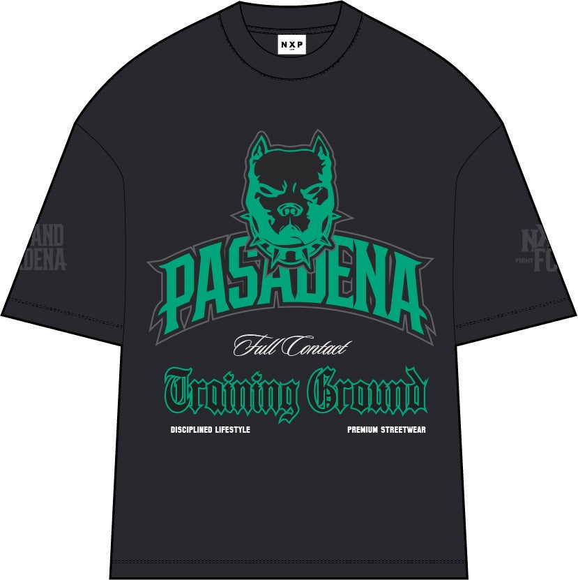 Nena & Pasadena Trained Raptor Tee - Anthracite Black