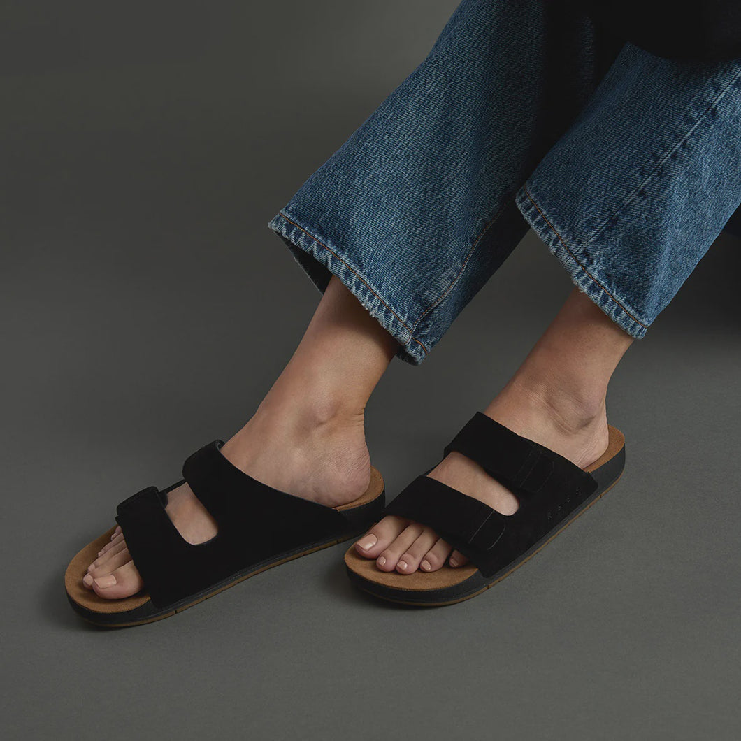 Reef Ojai Two Bar Slide - Black/Natural
