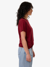 Load image into Gallery viewer, Thrills Minimal Thrills Relaxed Tee - Cabernet
