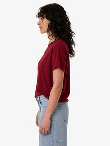 Thrills Minimal Thrills Relaxed Tee - Cabernet