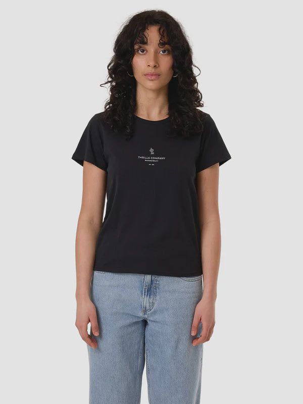 Thrills Insignia  Everyday Tee - Washed Black