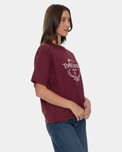 Load image into Gallery viewer, Thrills End Game Square Tee - New Maroon
