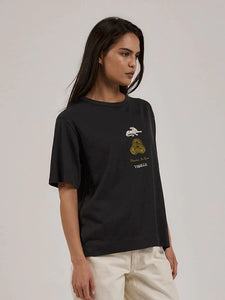 Thrills Guardian Hemp Box Tee - Washed Black