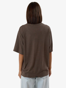 Thrills Lilium Hemp Box Tee - Tarmac