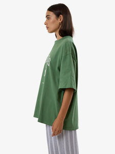 Thrills Hard Knocks Oversized Tee - Elm Green
