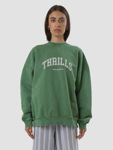 Load image into Gallery viewer, Thrills  Hard Knocks Cocoon Panel Crew - Elm Green
