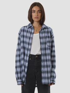 Thrills Friendly Service Flannel Shirt - Iceberg