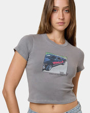 Load image into Gallery viewer, Thrills Die Fighting Mini Tee - Washed Grey
