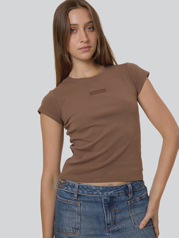 Thrills Superior Club Tee - Trader Brown