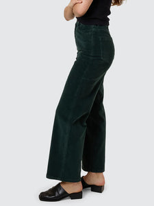 Thrills Holly Cord Pant - Vista Green