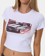 Load image into Gallery viewer, Thrills Full Speed Mini Tee - White
