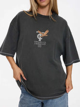 Load image into Gallery viewer, Thrills Take It Easy Oversized Tee - Merch Black
