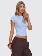 Load image into Gallery viewer, Thrills Flowers Of Tomorrow Tee - Placid Blue
