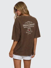 Load image into Gallery viewer, Thrills Banner Of Strength Oversized Tee - Cocoa
