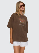 Load image into Gallery viewer, Thrills Banner Of Strength Oversized Tee - Cocoa
