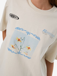 Thrills Flower Trip Square Tee - Heritage White