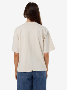 Thrills Flower Trip Square Tee - Heritage White