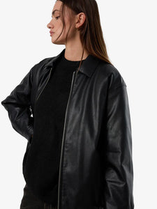 Thrills Miles Leather Jacket - Black