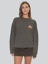 Load image into Gallery viewer, Thrills Make Em Tough Slouch Crew - Merch Black
