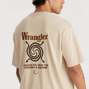 Wrangler Serpent Dial Slacker Tee -Peyote