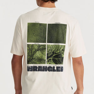 Wrangler We Are Nature Slacker Tee - Ecru