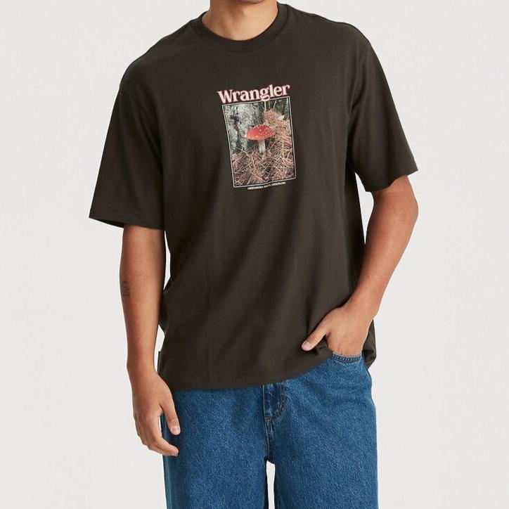 Wrangler Amanita Slacker Tee - Dark Slate