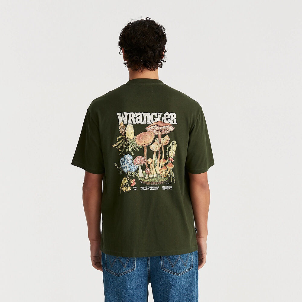 Wrangler Botanicals Slacker Tee - Dark Forest