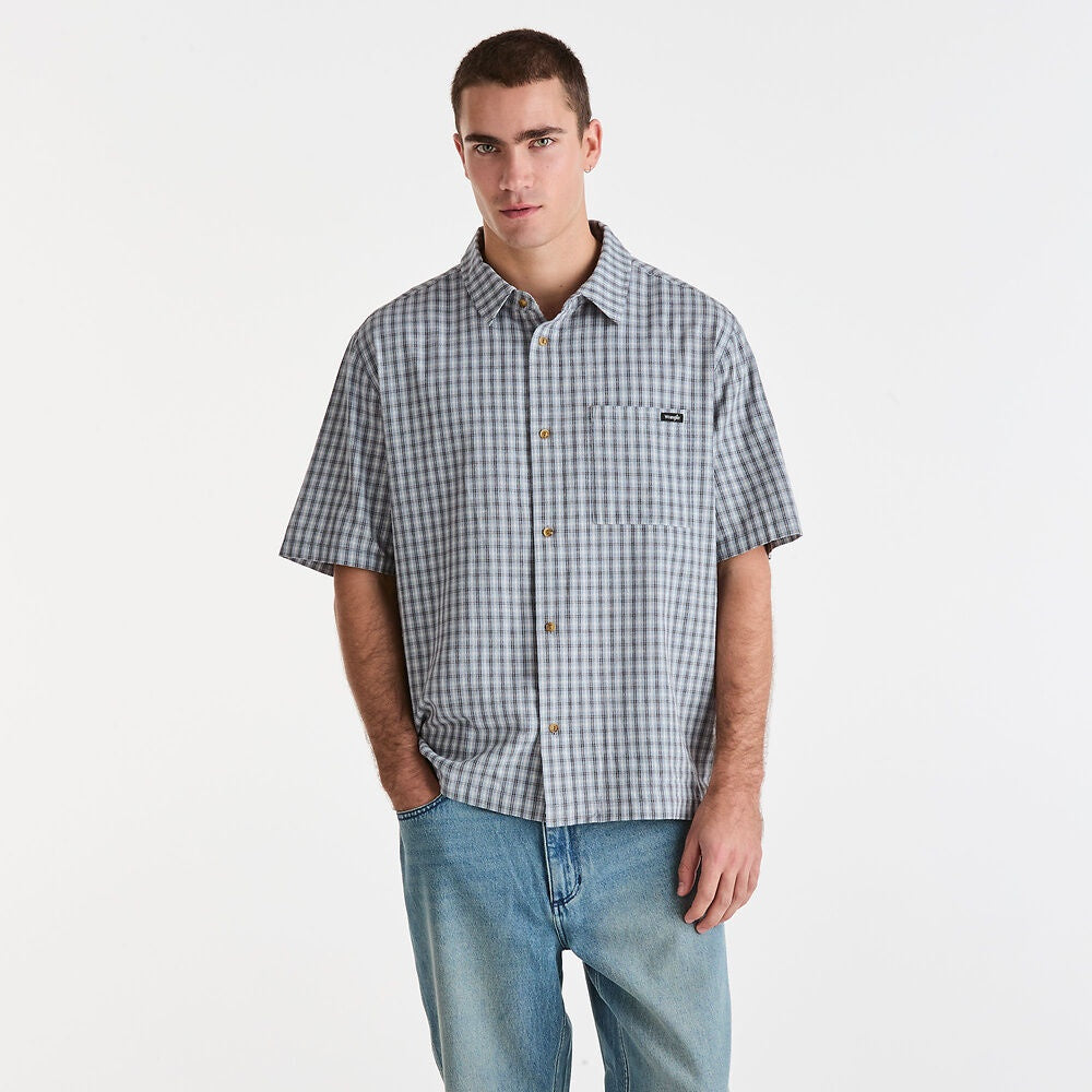 Wrangler Boxcar Shirt - Concrete
