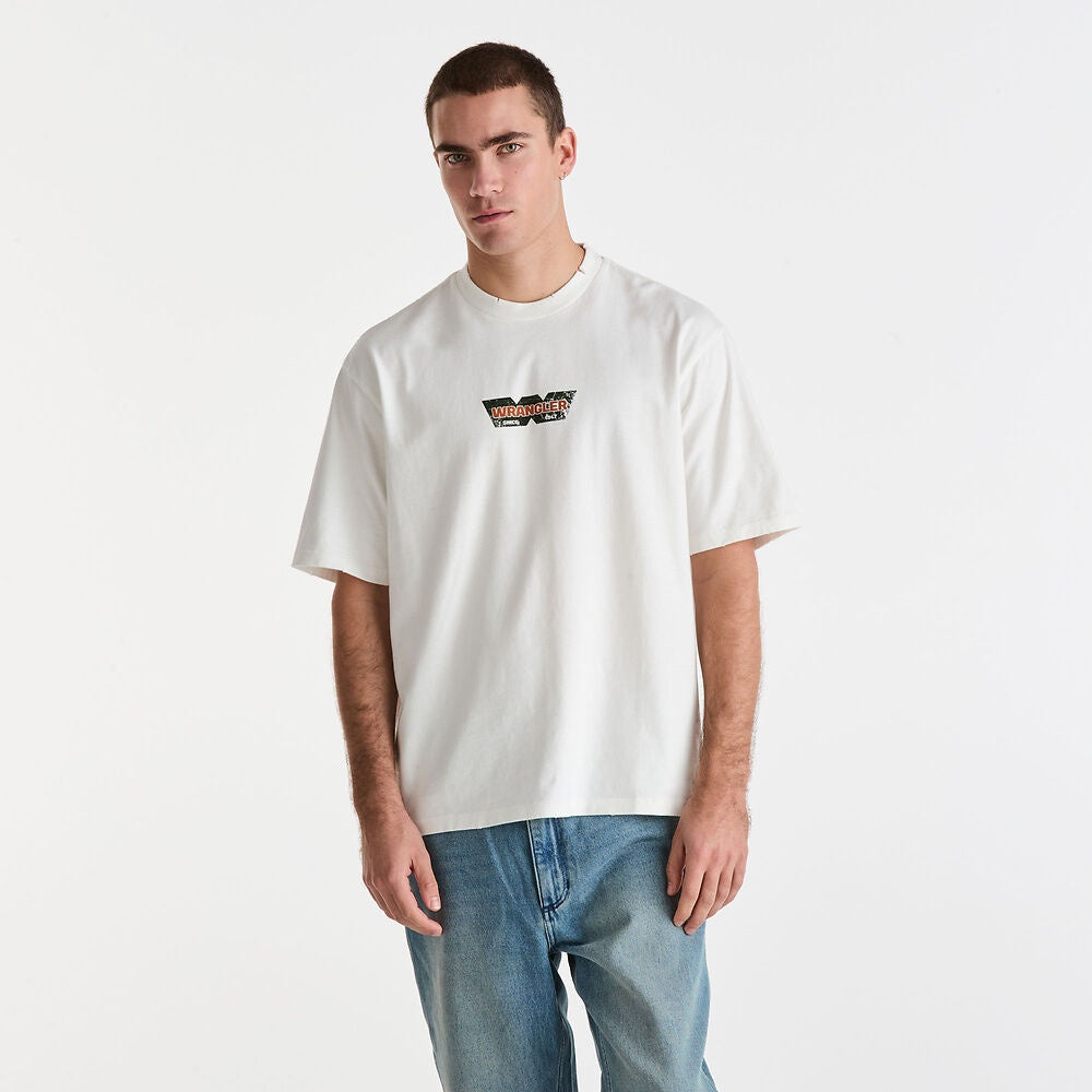Wrangler Durable Slacker Tee - Vintage White