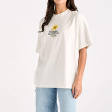Load image into Gallery viewer, Wrangler Sunflower Boxy Tee - Vintage White
