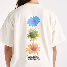 Load image into Gallery viewer, Wrangler Sunflower Boxy Tee - Vintage White
