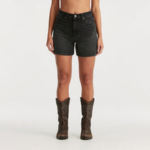 Load image into Gallery viewer, Wrangler Hi A-Line Short - Mellow Black
