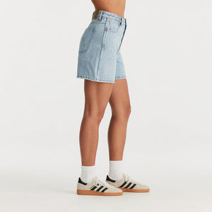 Wrangler Hi A-Line Short - Celestial Blue