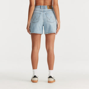 Wrangler Hi A-Line Short - Celestial Blue
