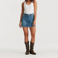 Load image into Gallery viewer, Wrangler Repair Mini Skirt - Deep Oasis
