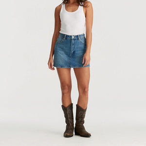 Wrangler Repair Mini Skirt - Deep Oasis