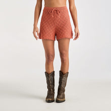 Load image into Gallery viewer, Wrangler Scallop Knit Shorty Earth
